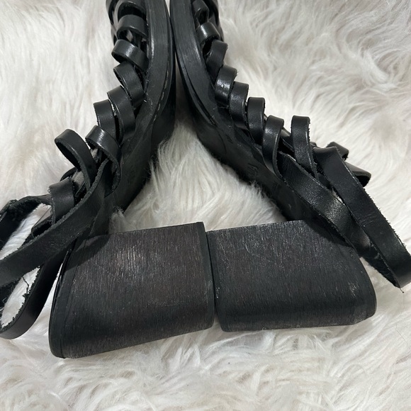 Mia Leather Gladiator Sandals - Picture 5 of 9